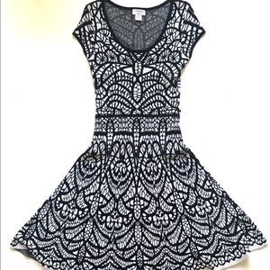 CARMEN MARC VALVO SWEATER DRESS SUPER SLIMMING